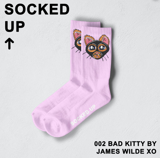 BAD KITTY ATHLETIC SOCKS